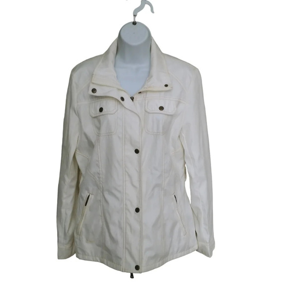Le Grenier Warm White Lightweight Coat  S - Picture 2 of 9